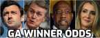 Latest Odds for Georgia Runoffs, Control of Senate