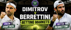 2026 Wimbledon Betting Markets: Grigor Dimitrov v Matteo Berrettini 