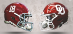Albama vs. Oklahoma helmets