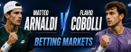 2026 French Open Betting Markets: Matteo Arnaldi v Flavio Cobolli 