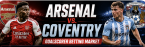Arsenal vs. Coventry Goalscorer Betting Markets: Viktor Gyokeres, Kai Havertz, Christos Tzolis