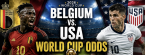 USA vs. Belgium World Cup Match Betting Odds: USMNT Hit Historic WC Odds Mark