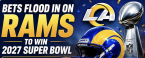Bets Flood in on LA Rams Odds to WIn 2027 Super Bowl 