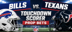 Bills vs. Texans Touchdown Scorer Prop Bets: David Montgomery, James Cook, Josh Allen