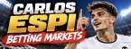 Carlos Espi Goalscorer Payout Odds - Roma v Real Madrid - UEFA Champions League 14 October