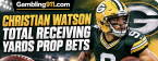Falcons vs. Packers Total Receiving Yards Prop Bets: Christian Watson, Drake London, Matthew Golden
