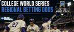 College World Series 2026 regional odds