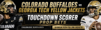 Colorado Buffaloes vs. Georgia Tech Yellow Jackets Touchdown Scorer Prop Bets: Justice Haynes, DeKalon Taylor
