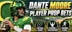 Find Dante Moore Player Prop Bets vs. USC