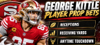 49ers vs. Falcons Touchdown Scorer Prop Bets Payouts: Bijan Robinson, Christian McCaffrey, George Kittle