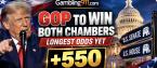 BetOnline: Republicans Winning Both Chambers This Midterm Longest Odds Yet Paying Out $550 for Every $100 Bet