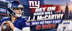 Bet on When Will J.J. McCarthy Make His First Start in 2026