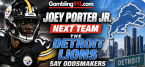Joey Porter Jr. Next Team the Detroit Lions Say Oddsmakers