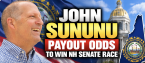John Sununu Payout Odds to Win the New Hampshire Senate Race at $550 for Every $100 Bet