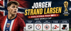 Jorgen Strand Larsen Goalscorer Payout Odds – Norway vs. Ivory Coast | World Cup 2026