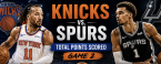 NBA Finals Knicks vs. Spurs Game 2 Total Points Scored Prop Bet