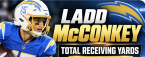 Chargers vs. Bills Total Receiving Yards Prop Bets: Ladd McConkey, Dalton Kincaid, D.J. Moore