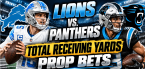 Lions vs. Panthers Total Receiving Yards Prop Bets: Amon-Ra St. Brown, Tetairoa McMillan