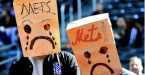 Mets fans bags over heads