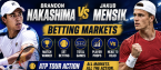 Brandon Nakashima v Jakub Mensik Betting Markets - ATP Washington D.C. 2026