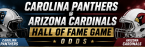 Carolina Panthers @ Arizona Cardinals Hall of Fame Game Betting Odds