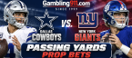 Cowboys vs. Giants Passing Yards Prop Bets: Dak Prescott vs. Jaxson Dart