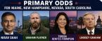 Primary Betting Odds: Maine, New Hampshire, Nevada, South Carolina 
