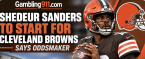 Shedeur Sanders to Start for Cleveland Browns Says Oddsmaker