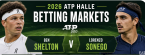 2026 ATP Halle Betting Markets: Ben Shelton v Lorenzo Sonego
