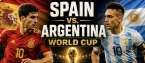 Argentina vs. Spain World Cup Final Betting Odds