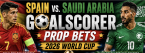 First, Anytime Goal Scorer Prop Bet Payout Odds - Spain vs. Saudi Arabia: Mikel Oyarzabal, Lamine Yamal, Ferran Torres
