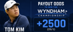 Tom Kim Payout Odds to Win the Wyndam Championship
