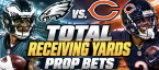 Eagles vs. Bears Total Receiving Yards Prop Bets: DeVonta Smith, Dontayvion Wicks, Luther Burden III