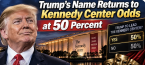 Trump's Name Returns to Kennedy Center Odds Now Stand at 50 Percent