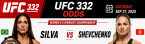 UFC 332 Odds for Silva vs. Shevchenko and Talbott vs. Figueiredo
