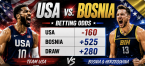 USA vs. Bosnia Betting Odds