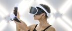 Woman with VR