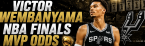 Victor Wembanyama NBA Finals MVP Odds at 1-2